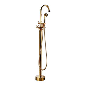 Robinet <span class=keywords><strong>de</strong></span> baignoire sur pied Gold Ball Robinet <span class=keywords><strong>de</strong></span> douche sur pied en <span class=keywords><strong>bois</strong></span> indépendant - Product Image 5