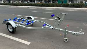 <span class=keywords><strong>Precio</strong></span> barato 3900mm Jet Ski Eje único Rodillos fijos Estilo <span class=keywords><strong>Remolque</strong></span> galvanizado - Product Image 4