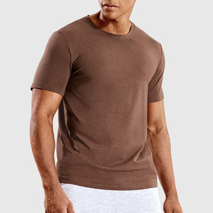 T-shirts pour hommes 100% coton de haute qualité, surdimensionnés, épais, à manches courtes, coupe ample, prix d'usine, respirants, pour la gym. - Product Image 4