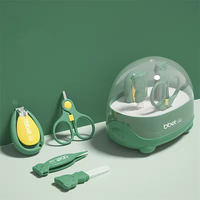 Ensemble de manucure sécurisé pour nouveau-né en gros 4 pièces kit de coupe-ongles pour bébé PP matériel fabricant nouveau kit de coupe-ongles pour bébé