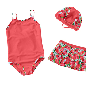 Conjunto de Ropa para Niñas de Seda Láctea OEM ODM Personalizado con Volantes y Estampado, Pelele y Traje de Baño para Bebés, Conjunto de Ropa Floral de Verano para Niños al por Mayor - Product Image 4
