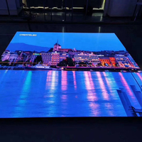 Dalles LED pour piste de danse extérieure/intérieure P3.91 P4.81 IP65 avec affichage SDK pour centres commerciaux et métros