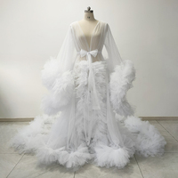 Robe de mariée en tulle longue de 3 m, robe de maternité pour séance photo de baby shower, personnalisable