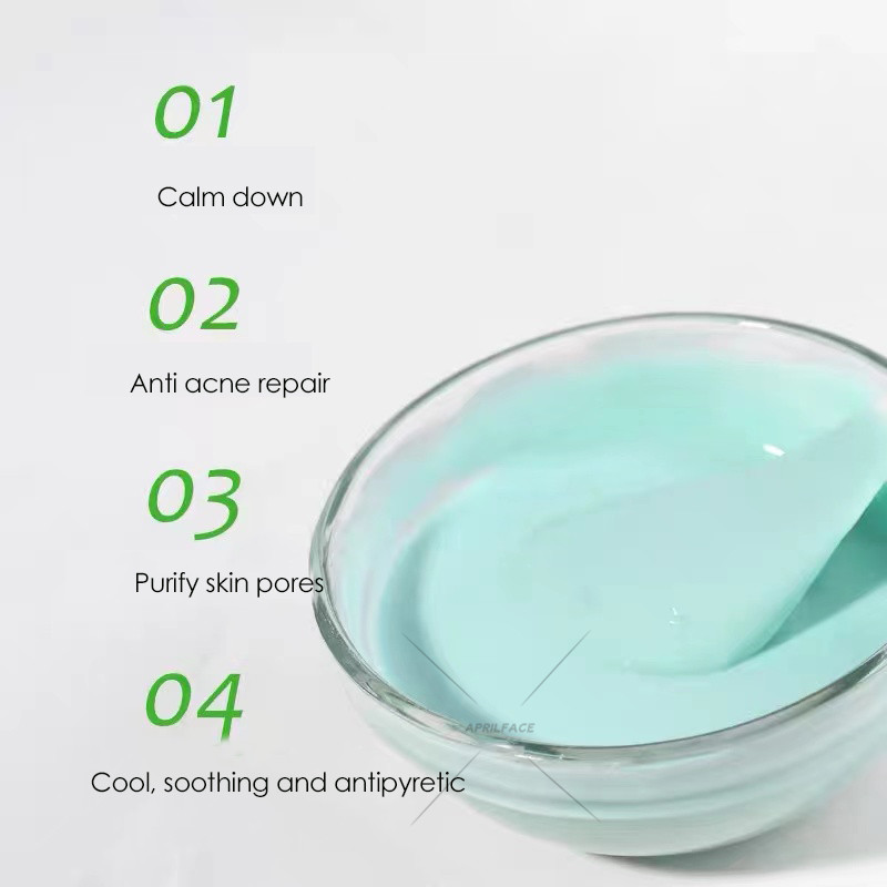 2022  Latest  fresh mint soft mask powder  Facial Mask  500g per bag peel off salon mask