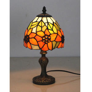 Fornitura Diretta di Lampade in Vetro Artistico Europeo e Americano, Luci Notturne per Camera da Letto, Studio, Caffè, Stile Mediterraneo - Product Image 4