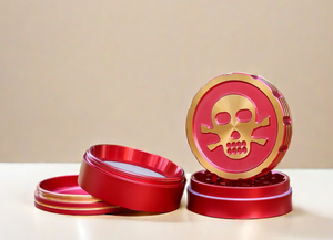 Moulin à épices en métal moderne personnalisé en gros, broyeur à herbes en aluminium à 4 couches de 63 mm - Product Image 6