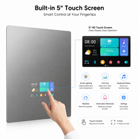 Miroir intelligent pour projets immobiliers, solution moderne pour salles de bain d'appartements de luxe et de complexes résidentiels