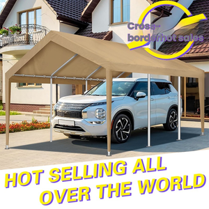 Custom 10x20 Heavy Duty Four-season Waterproof <b>Canopy</b> Tent with Retractable Steel Frame for Car/Truck Parking Single Layer - Product Image 5