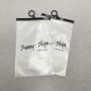 Bolsas de plástico PVC esmerilado con cierre de cremallera para teléfono móvil al por mayor bolsas de transporte para embalaje con logotipo impreso personalizado - Product Image 6