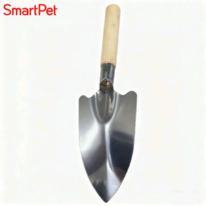 จอบทำสวนสมาร์ทเพ็ท ใบมีดสแตนเลส ด้ามไม้ สำหรับใช้ในบ้านและนอกบ้าน - Product Image 5