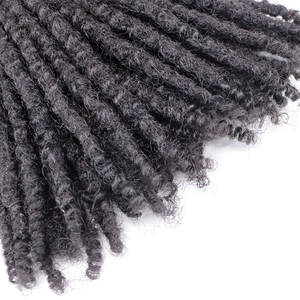 Extensiones <span class=keywords><strong>de</strong></span> Cabello Humano Natural Afro Rizado Jiffy Hair, Dreads Texturizadas con Puntas Irregulares - Product Image 4