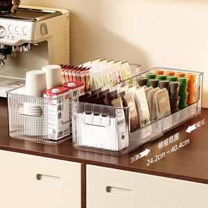 Extendable Desktop Storage Box With Dividers For Coffee Pods And Cups Multi Functional Bar Counter Organizer - Product Image 4