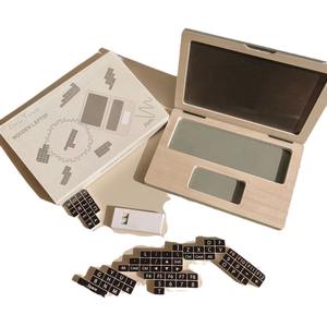 لعبة كمبيوتر محمول لوحة رسم خشبية مونتيسوري تعليمية للأطفال صبيان بنات - Product Image 2