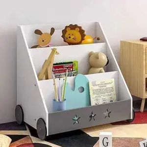 Ahşap çocuk kitaplık ahşap oyuncak depolama dolabı kitap organizatör çocuk kitaplık vitrin rafı dergi raf çocuklar kitaplık