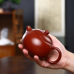 Famoso juego de té Kongfu tradicional chino Yixing tetera de arcilla púrpura Xishi <span class=keywords><strong>Hu</strong></span> 150 ml - Product Image 4