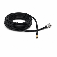 Connecteur YC personnalisé en cuivre, prise femelle de type N vers fiche mâle SMA pour câble d'extension coaxial RF RG58 LMR240/LMR200