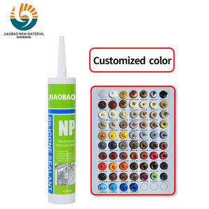 Mastic silicone Jiaobao super élastique, anti-fissuration, résistant aux intempéries et au vieillissement, large application, installation facile, OEM - Product Image 2