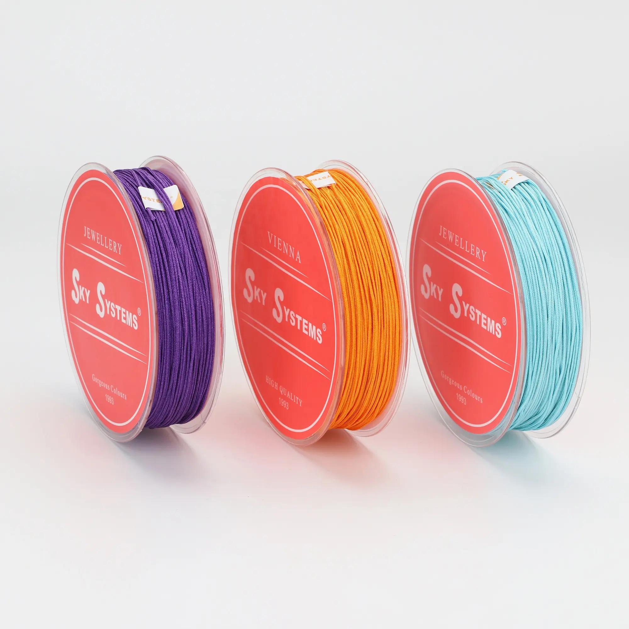 Шнур нейлоновый для ювелирных изделий, 0,5 ~ 1,5 мм, 51 # ~ 107 # цвета, 107 цветов