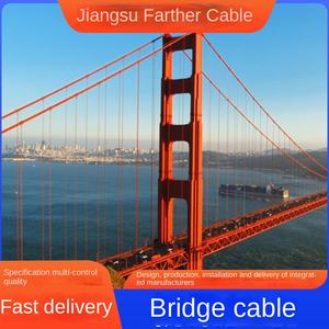 Кабель стальной для подъёмных конструкций мостов, предварительно напряжённый, из легированной стали, для крепления и поддержки, производство Китай - Product Image 2