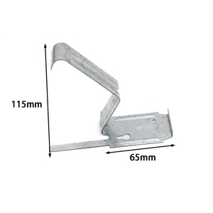 Matériaux de construction métalliques, pièces de construction, supports internes pour gouttières quad - Product Image 3