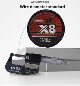 ขายส่งX8 100เมตร150เมตร5สี<span class=keywords><strong>สาย</strong></span>ตกปลา8ถักPe<span class=keywords><strong>สาย</strong></span>ป้องกัน<span class=keywords><strong>กัด</strong></span>ทะเลตกปลาถักด้ายปลา - Product Image 5