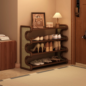 <b>Shoe</b> <b>rack</b> for home use, entryway, indoor use, multi-layer dustproof <b>storage</b>, rental apartment, entryway, large capacity, - Product Image 1