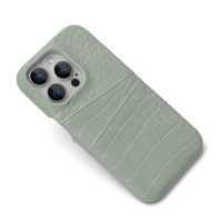 Étui de téléphone portable cyan clair avec sac à cartes pour Ip 16 15 13 12 11 14 Pro Max Mini Xr Xs X 16 Plus portefeuille fonction couverture de téléphone