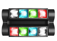 Nueva Oferta Destacada: Luz Móvil de 8 Cabezas Tipo Araña RGBW LED con Haz Giratorio, Control DMX512/Sonido, IP33, Iluminación para Conciertos (Función Maestro-Esclavo)