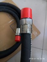 Manguera de Repuesto de Silicona EPDM Negra para Barrera de Tráfico de Agua, Corte Industrial, Combustible, Gas, Scomera