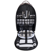 Ensemble de sacs à dos isothermes personnalisables pour 4 personnes, réutilisables, tendance, pour l'été, le camping, les voyages et les pique-niques en extérieur