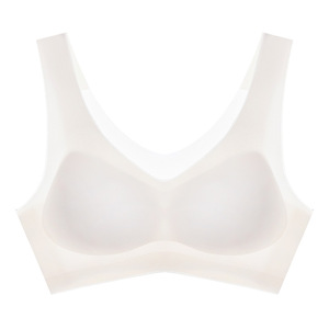 Sujetador Deportivo Personalizable para Mujer, Sin Costuras, Sin Varillas, para <span class=keywords><strong>Pecho</strong></span> <span class=keywords><strong>Grande</strong></span>, Copa 3/4, Diseño Sólido, Ajuste Cómodo, Talla <span class=keywords><strong>Grande</strong></span> - Product Image 5