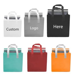 Custom High Quality Food Delivery Non Woven Insulated Cooler Bag Reusable Keep Food Warm Drink Cool Insulated Bags - Product Image 2