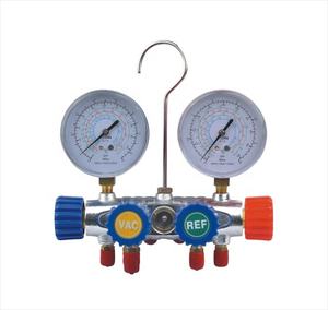 Uweld बड़े स्क्रीन बहु-कोण अवलोकन एल्यूमीनियम मिश्र धातु परीक्षण Manifolds गेज सेट शरीर दबाव नापने का यंत्र - Product Image 3