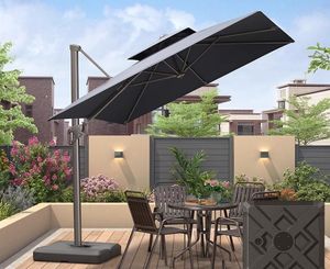 Parasol à poteau latéral Factory Direct Outdoor Villa Garden Coffee Store Outdoor Umbrella - Product Image 1