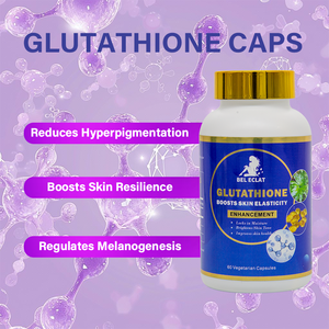 スキンブライトニングサプリメント60ベジタリアンビタミンEコラーゲンGlutaブースト肌弾力性カプセル - Product Image 5