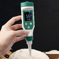 Hedao Ph Meter Met Atc Voor Aarde Blauwe Tand 0-14 Ph Tester Voor Vlees, Sushi Rijst, Kaas, Deegfruit Ph Tester