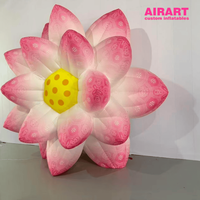 Ballon Lotus DIY pour Décoration de Gala, Modèle Gonflable de Fleur Artificielle pour Idées de Fête