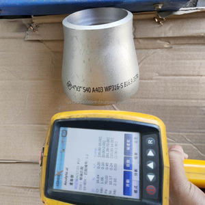 Coude 3/8 pouces 3D 45 degrés ASTM A403 WP316L en acier inoxydable, raccord en T - Product Image 2