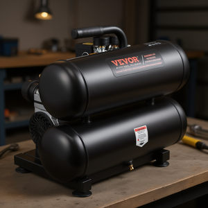 Compresor de Aire Vevor de 4.6 Galones y 90 Psi, Portátil y Sin Aceite, para Reparación de Vehículos - Product Image 2
