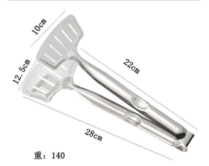 Pinza para Barbacoa DFT49 de Acero Inoxidable 304, Pinza Multifuncional para Comida Coreana, Pinza para Filetes, Espátula para Pescado - Product Image 2