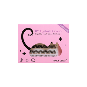 DIY Cluster <b>Lashes</b> Pre Glued Transparent Band Vegan Cruelty Free Wispy Volume for Dramatic Eye Effect Every Day - Product Image 6