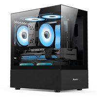 Komputer Desktop G30 E5 2673 V3 32GB 500G 1TB SSD RX550 4G Dua Belas Inti Win11 PC Komputer Desktop Desain Gambar Gaming PC Gamer