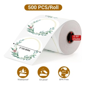 Popular Custom <b>Logo</b> Printed Vinyl Waterproof Hot Stamping Clear Gold Foil <b>Sticker</b> Label - Product Image 2