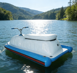 Jet <span class=keywords><strong>ski</strong></span> gonflable électrique durable en <span class=keywords><strong>vente</strong></span> chaude, bateau gonflable pour fête aquatique - Product Image 2
