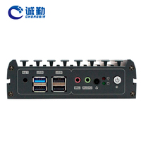 Mini PC Nano J1900 J1800 E3845 con 2 Puertos Ethernet Intel I226 Quad Core 1*DDR3 8GB RS232 Industrial Sin Ventilador Thin Client
