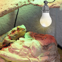 Support de lampe E27 pour élevage d'animaux et de volailles, lampe chauffante avec cordon et interrupteur, prise EU pour lampe chauffante pour reptiles