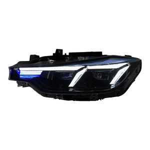 Nuevo estilo de faros delanteros LED completos compatibles con la serie 3 F30 F35 2012-2018, conectar y usar, con señal de giro dinámica y ensamblaje DRL. - Product Image 3