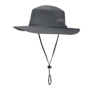 Unisex Sommer-Sonnenhüte für große Köpfe, Damen-Hüte mit breiter Krempe, gestreift, wasserdicht, Strand, UPF50+, Angeln, Wandern - Product Image 3