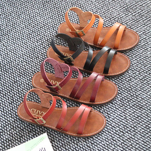 Sandales plates décontractées pour femmes, tendance et populaires, durables et adaptées à la plage, sandales pour femmes - Product Image 1