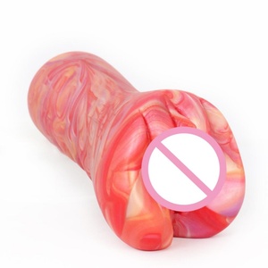 GEEBA Artificial Male <b>Masturbator</b> Double Channels Vagina and Anal for Male With Multifunctional - Product Image 3